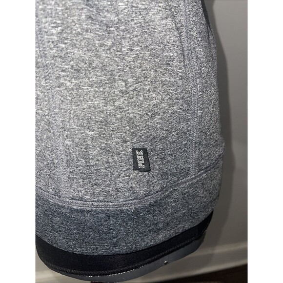 PINK by Victoria Secret 1/4 zip PULLOVER With Thumb holes Size S - Picture 8 of 16